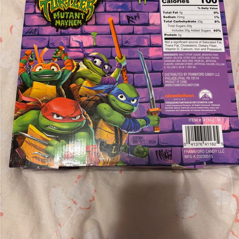 Nickelodeon Pizza Plate Gift Set - Red, Yellow, Purple - Picture 2 of 2